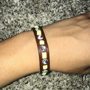 Leather bracelet